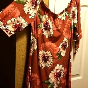 💐 NEW Floral light Merlot Dress from NORDSTROM 🌷